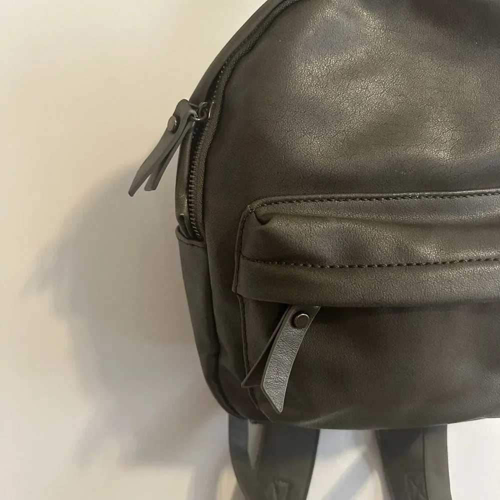 Universal Threads Small Army Green Backpack Faux‎ Leather